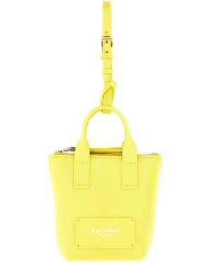 Dolce & Gabbana Leather Charm - Yellow