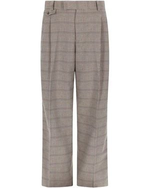 Drole de Monsieur Trousers Large Carreaux - Grey
