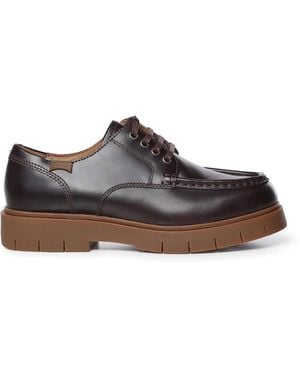 Camper Alaro Leather Lace-Ups - Brown