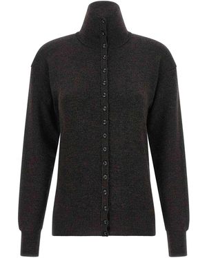 Lemaire Button Cardigan - Black