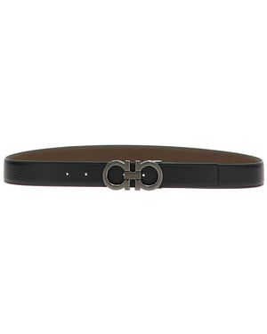 Ferragamo Reversible Belt - White