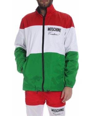 Moschino Tricolor Jacket - Green
