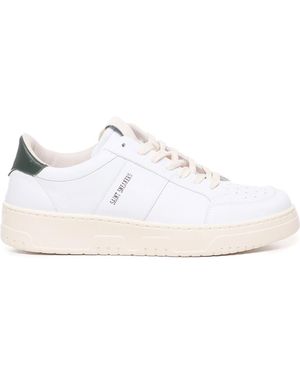 SAINT SNEAKERS Leather Trainers - White