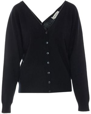 Lisa Yang Jiana Cardigan With Buttons Closure - Blue