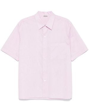 AURALEE Cotton Shirt - Pink