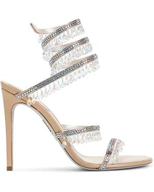 Rene Caovilla Ren Caovilla Chandelier High-Heel Sandal - White