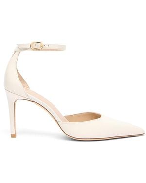 Stuart Weitzman Stuart Power Strap 85 - White