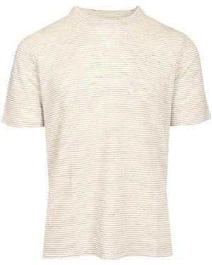 Fedeli Striped T-Shirt - White