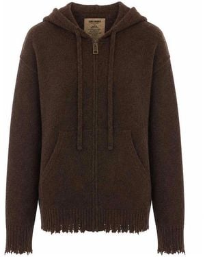Uma Wang Zipped Jumper - Brown