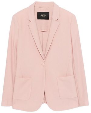Seventy Single-Breasted Blazer - Pink