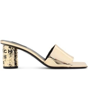 Givenchy Calf Leather Mules - Natural