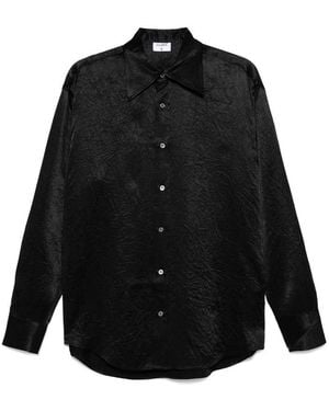 Filippa K Crinkle Shirt - Black
