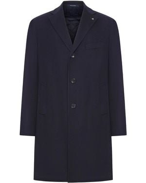 Tagliatore Loro Piana Capolavoro Single-Breasted Wool Coat - Blue