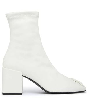 Courreges Reedition Ac Ankle Boots - White