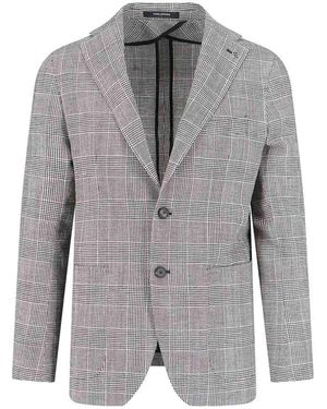 Tagliatore Single-Breasted Blazer - Gray