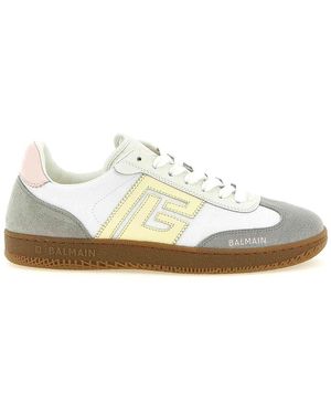 Balmain Swan Trainers - White