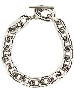 Rabanne Xl Link Necklace - Metallic