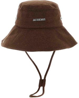 Jacquemus Le Bob De-Nmes Bucket Hat - Brown