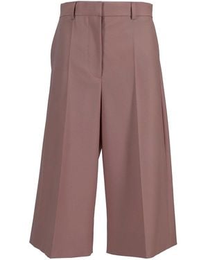 Stella McCartney Canvas Tailoring Culotte - Purple