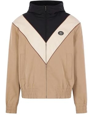 Valentino Vlogo Signature Jacket - Natural