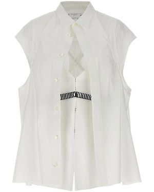 Sacai Overlay Shirt - White