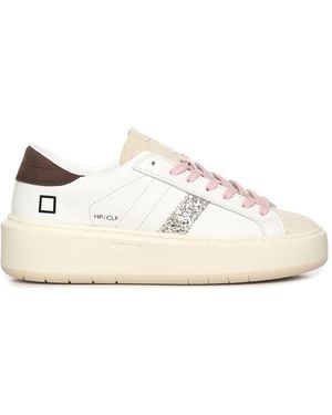 Date Sneakers Hill Con Plateau Basso - Neutro