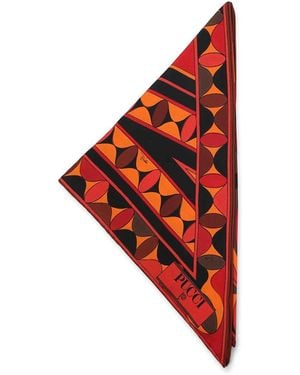 PUCCI Silk Scarf - Red