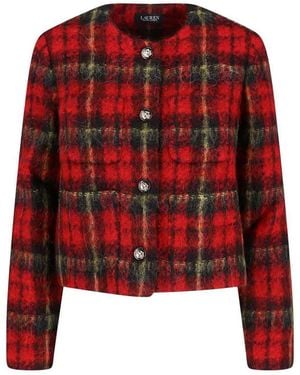 Ralph Lauren Tweed Jacket - Red