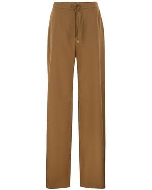 Max Mara Technical Pants - Natural