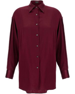 Tom Ford Silk Shirt - Purple