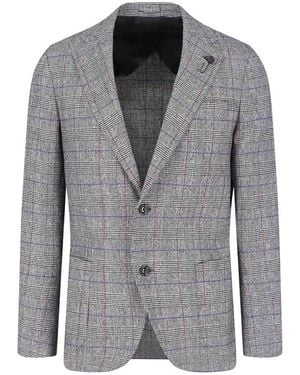 Lardini Single-Breasted Blazer - Gray