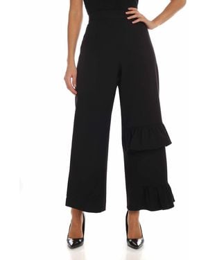 Vivetta Trousers With Flounces - Black