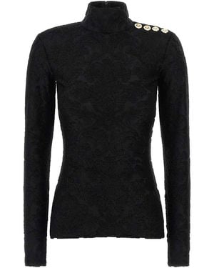 Balmain Top Pattern - Black