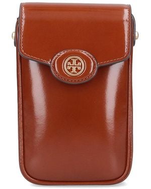 Tory Burch Shoulder Strap Smartphone Holder - White