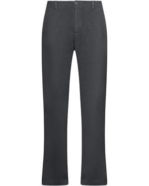 Transit Regular-Fit Linen Pants - Gray