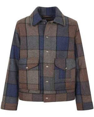 Filson Mackinaw Wool Work Jacket - Blue