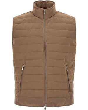 Brunello Cucinelli Waistcoats - Brown