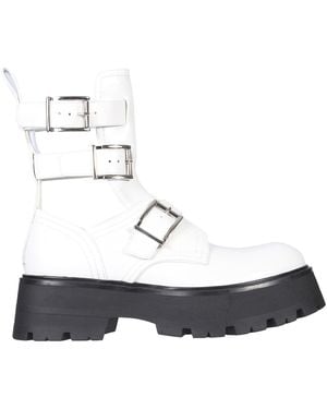 McQueen Rave Boots - White