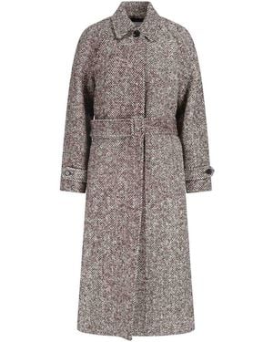 Lardini Abrigo Midi - Gris