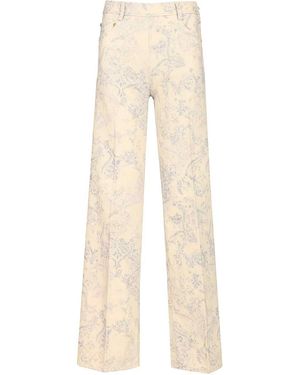 forte_forte Five-Pocket Trousers - Natural