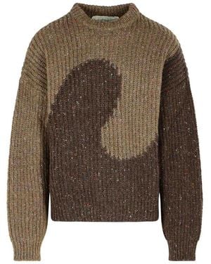 ERL Wool Blend Jumper - Brown