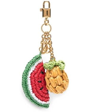 Dolce & Gabbana Carretto Keyring - White
