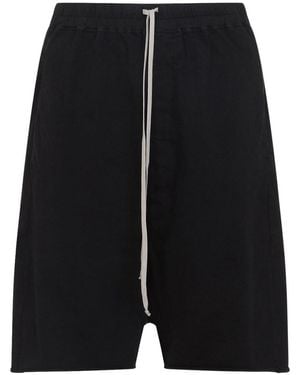 Rick Owens Drkshdw Drawstring Pods Shorts - Black