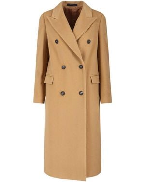 Tagliatore Double-Breasted Coat - Natural