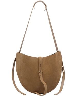 MINOBOSSI Caramel Lizzie Crossbody Bag - White