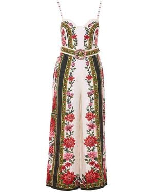 FARM Rio Wonder Rio Sand Maxi Jumpsuit - White