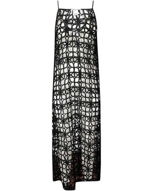 Stefano Mortari Net Effect Dress - White