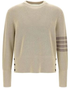 Thom Browne 4Bar Jumper - Natural