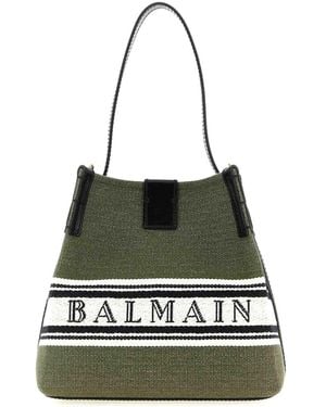Balmain Release Bucket Bag - Green