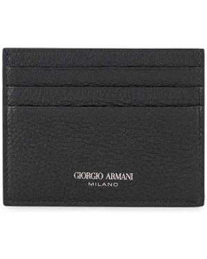 Giorgio Armani Credit Card Holder - Black